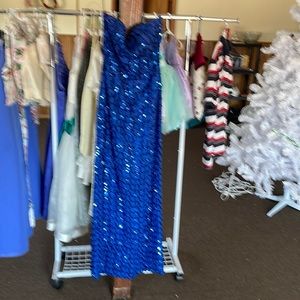 Royal Blue Sequined Formal/Prom dress